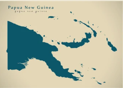 Papua New Guinea Province Map